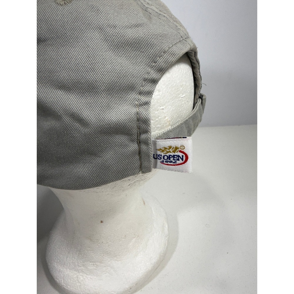 American Needle US Open 2002 NYC Tennis Baseball Cap Hat Grey Adjustable - Picture 4 of 8